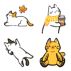 [LINE絵文字] Meow-fluffy Alienの画像