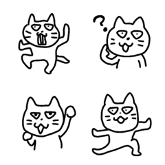 [LINE絵文字] mekabuのねこの画像