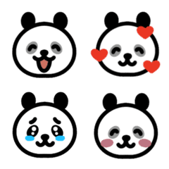 [LINE絵文字] パンダちゃんの絵文字の画像
