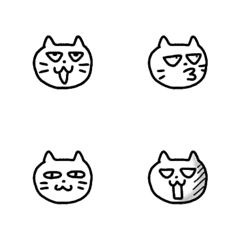 [LINE絵文字] mekabuのねこ3の画像