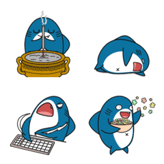 [LINE絵文字] Shark is coming！- Emoji of the Sharkの画像