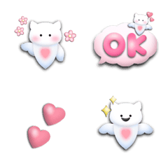 動く【クリオネふれんず】ぷっくり絵文字の絵文字メイン画像