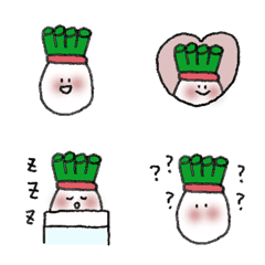 シャイ タマネギ 絵文字の絵文字メイン画像