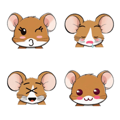 [LINE絵文字] モルモットベビーの生活 (えもじ Part2)の画像