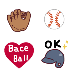 [LINE絵文字] 野球 ベースボールの画像