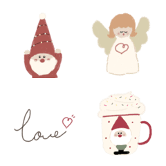 [LINE絵文字] tipupu emoji #04 : happy holidaysの画像