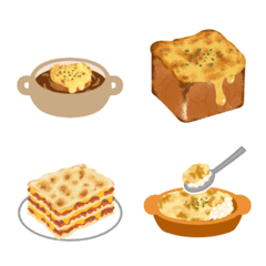 [LINE絵文字] おいしい料理♥絵文字2の画像