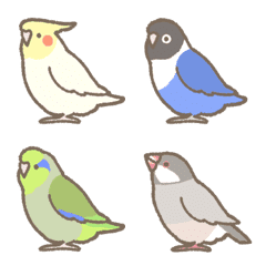 とりちゃんたちの絵文字4の絵文字メイン画像