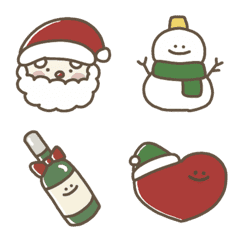 [LINE絵文字] ちょこっと絵文字5「クリスマス編」の画像