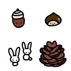 秋の絵文字 可愛いかよの絵文字メイン画像