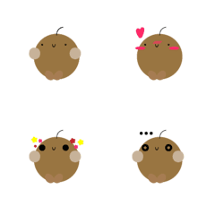 [LINE絵文字] Awkward Shy Babyの画像