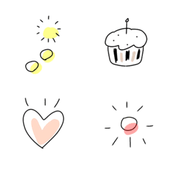 【大人ガーリー】使いやすい絵文字の絵文字メイン画像