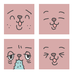 [LINE絵文字] random face emojiの画像