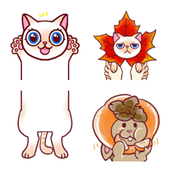 糖本猫の秋冬の風味の絵文字メイン画像