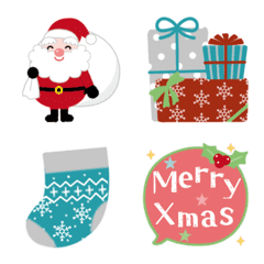 [LINE絵文字] クリスマス＆あけおめ絵文字の画像