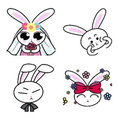 [LINE絵文字] Graffiti Bunnyの画像