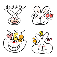 [LINE絵文字] うさ吉と会話しようの画像