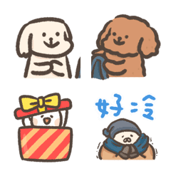 [LINE絵文字] lovely winter - animation emojiの画像