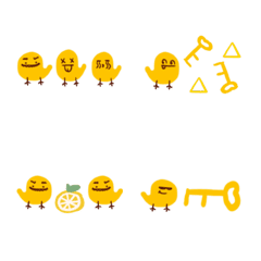 [LINE絵文字] Corrected version of the chicken dividerの画像
