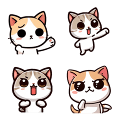 [LINE絵文字] 超かわいい子猫 2の画像