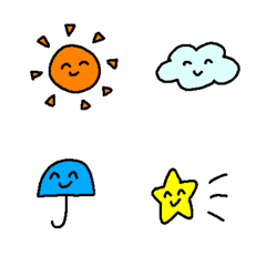 空模様の絵文字の絵文字メイン画像