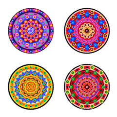 [LINE絵文字] Mandala Dotsの画像