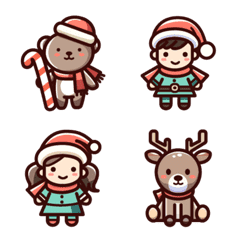クリスマスシーズンの絵文字の絵文字メイン画像