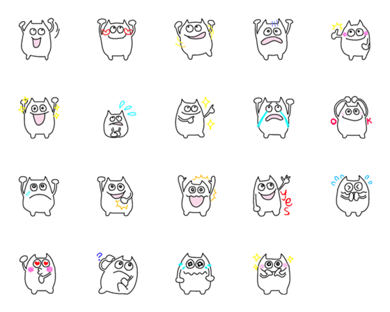 [LINE絵文字]バイキンくん絵文字①の画像一覧