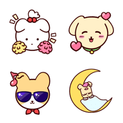 [LINE絵文字] Doggy chew friendsの画像