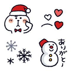 [LINE絵文字] くまぴ★クリスマスお正月の画像