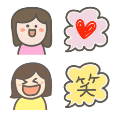 [LINE絵文字] ほのぼの系ママの日常の画像