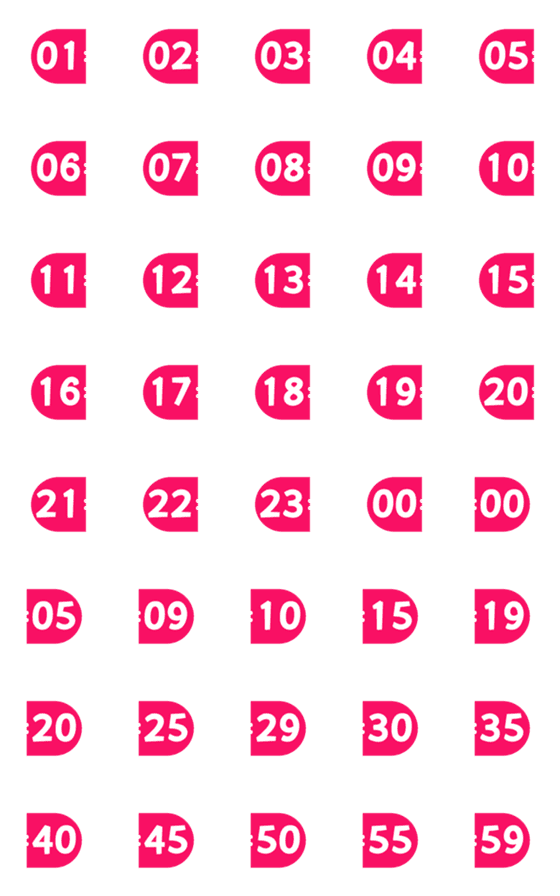 [LINE絵文字]Time 63の画像一覧