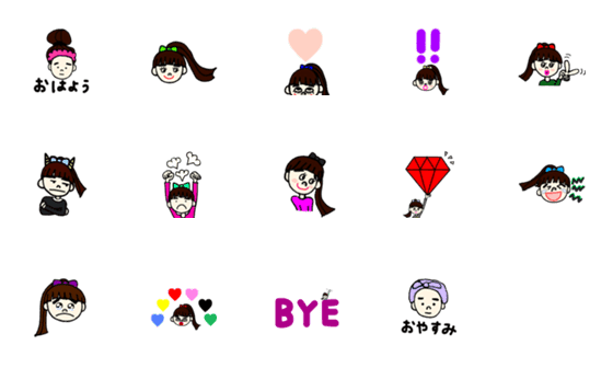 [LINE絵文字]ILOVEJ  Revisedの画像一覧