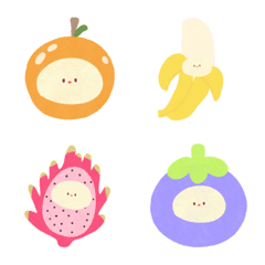 [LINE絵文字] fruit face zaの画像