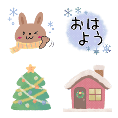 [LINE絵文字] かわいい♡冬の絵文字の画像