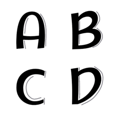 [LINE絵文字] ABC123+の画像