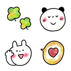 [LINE絵文字] ふんわり♡動物2の画像