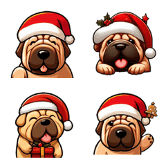 [LINE絵文字] クリスマス - 可愛いシャーペイの画像