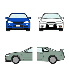 [LINE絵文字] 愛車の絵文字 -Rの系譜編②の画像