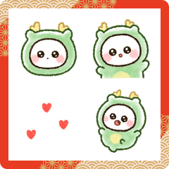 [LINE絵文字] 辰の子えもじの画像
