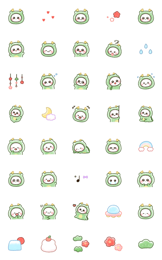 [LINE絵文字]辰の子えもじの画像一覧