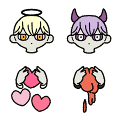 [LINE絵文字] Angels ＆ Demonsの画像