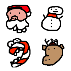 [LINE絵文字] Funny Christmas 2023 for youの画像