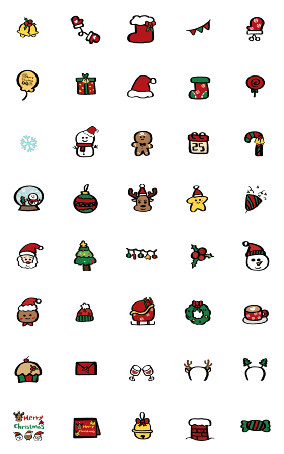 [LINE絵文字]Christmas Tips 2の画像一覧