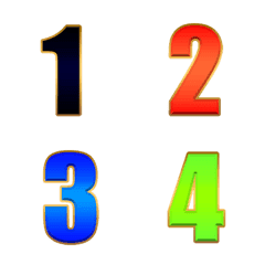 [LINE絵文字] Emoji Classic Numberの画像