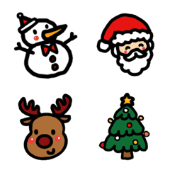 [LINE絵文字] Christmas theme emojiの画像