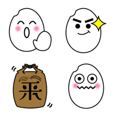 [LINE絵文字] 平八郎のお米くんの画像