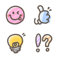 大人かわいい♡くすみ絵文字の絵文字メイン画像