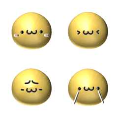 金色の丸いやつの絵文字メイン画像