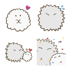 [LINE絵文字] ほこりの親子の画像